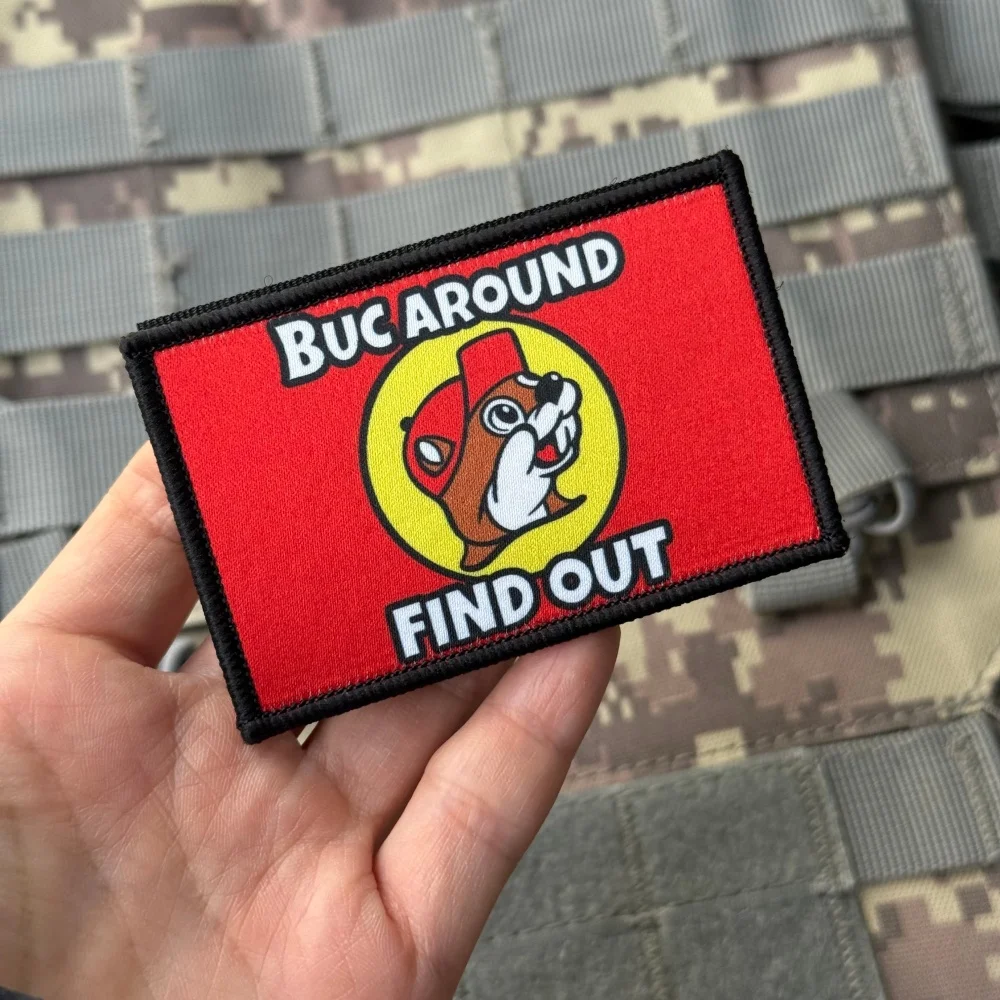 Parche táctico humor animal con gancho y bucle para mochila - imagen 3