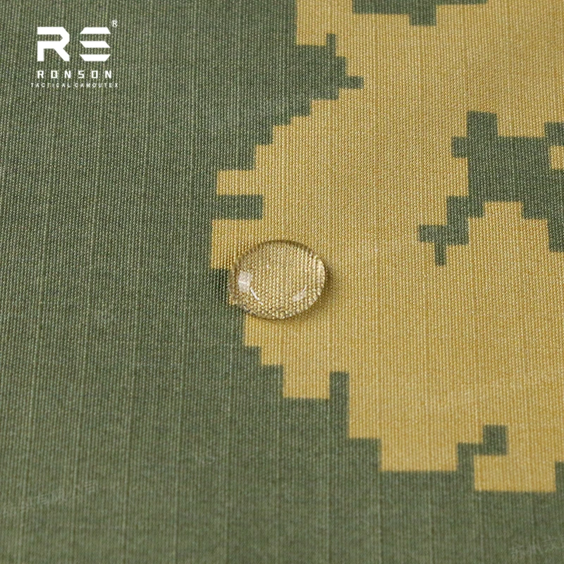 Tela NYCO ripstop camuflaje floral amarillo para uniformes tácticos - imagen 4