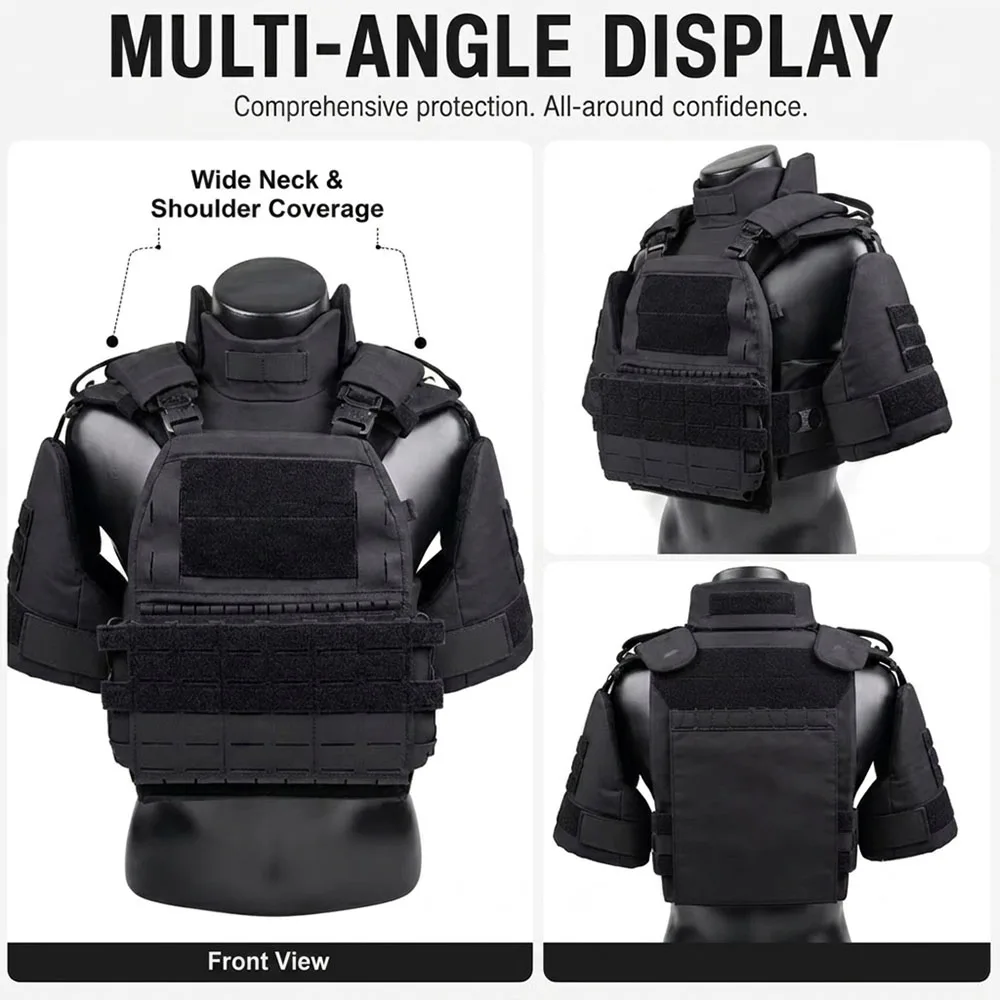 Protector Táctico de Hombro y Cuello Ajustable para Airsoft - imagen 5