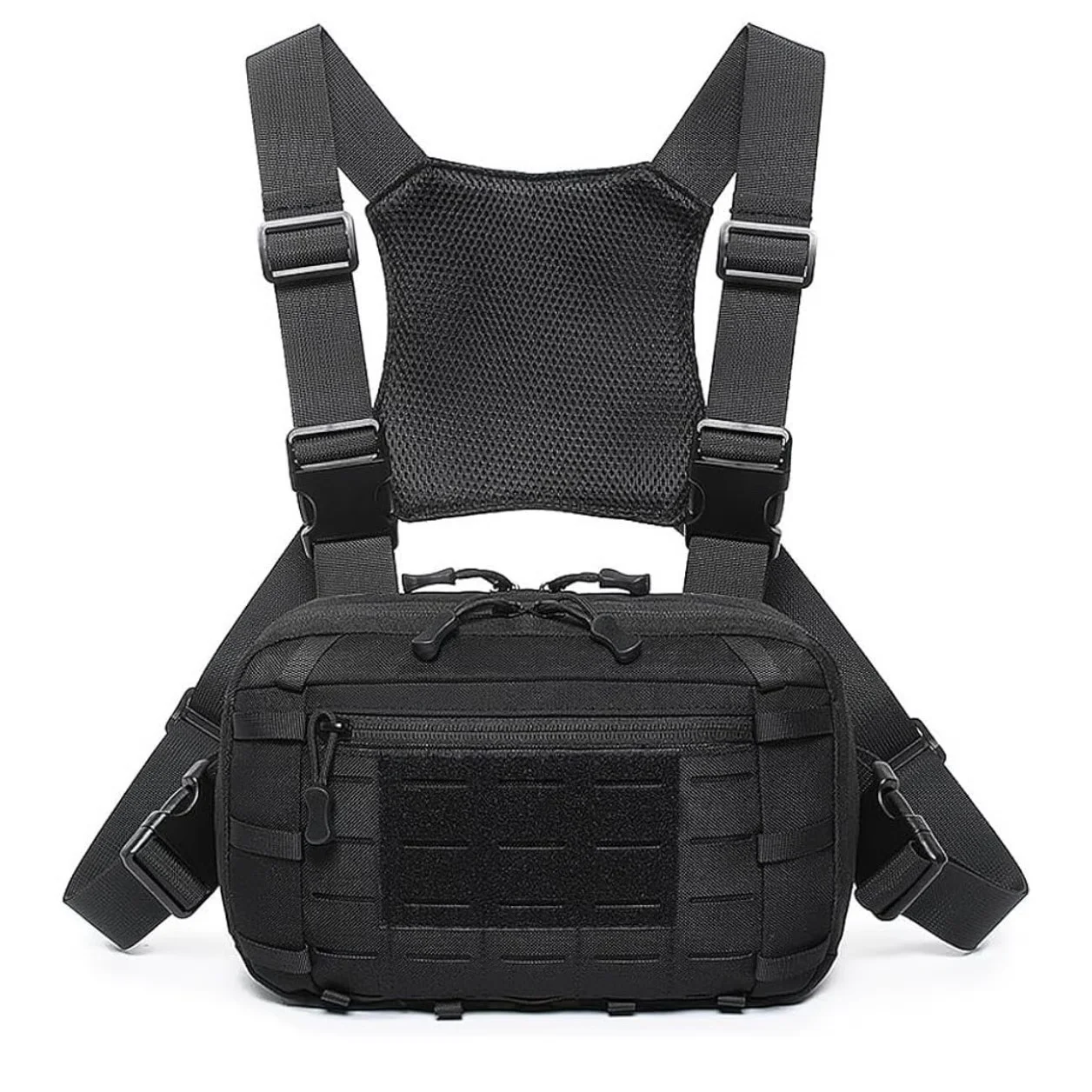 Paquete de pecho táctico MOLLE transpirable para senderismo montaña - imagen 2