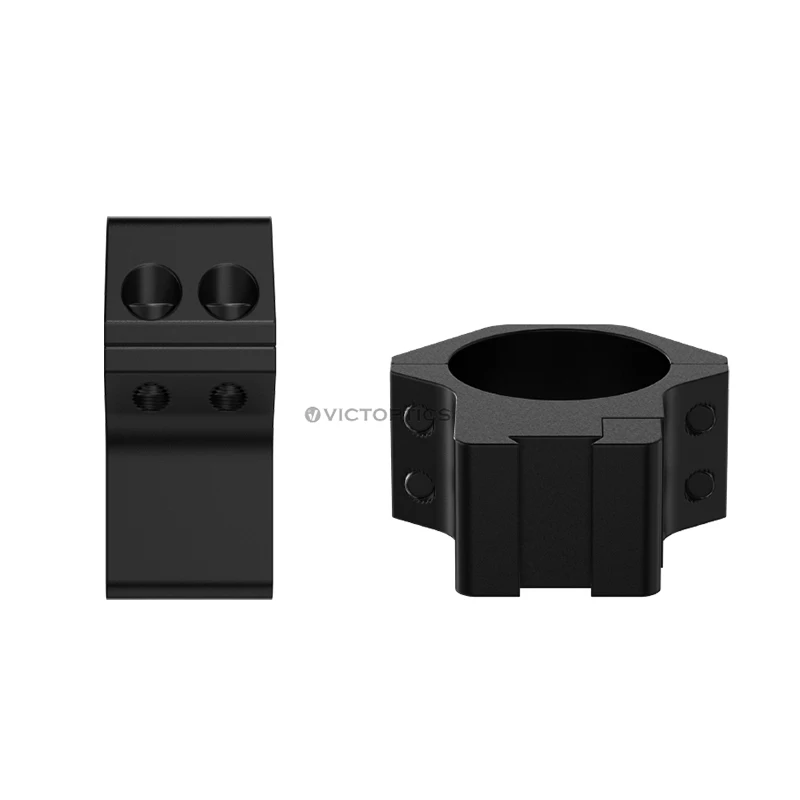 Anillo montaje óptica para visor en riel cola de milano rifle - imagen 3