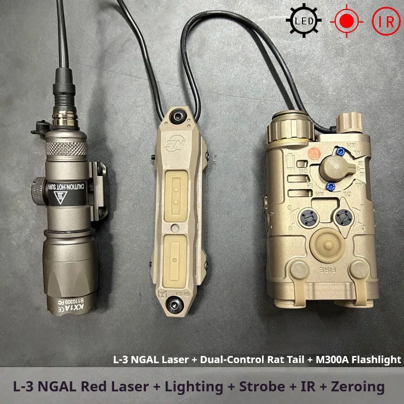 Metal L3-NGAL PEQ – Láser rojo y verde con luz estroboscópica - imagen 4