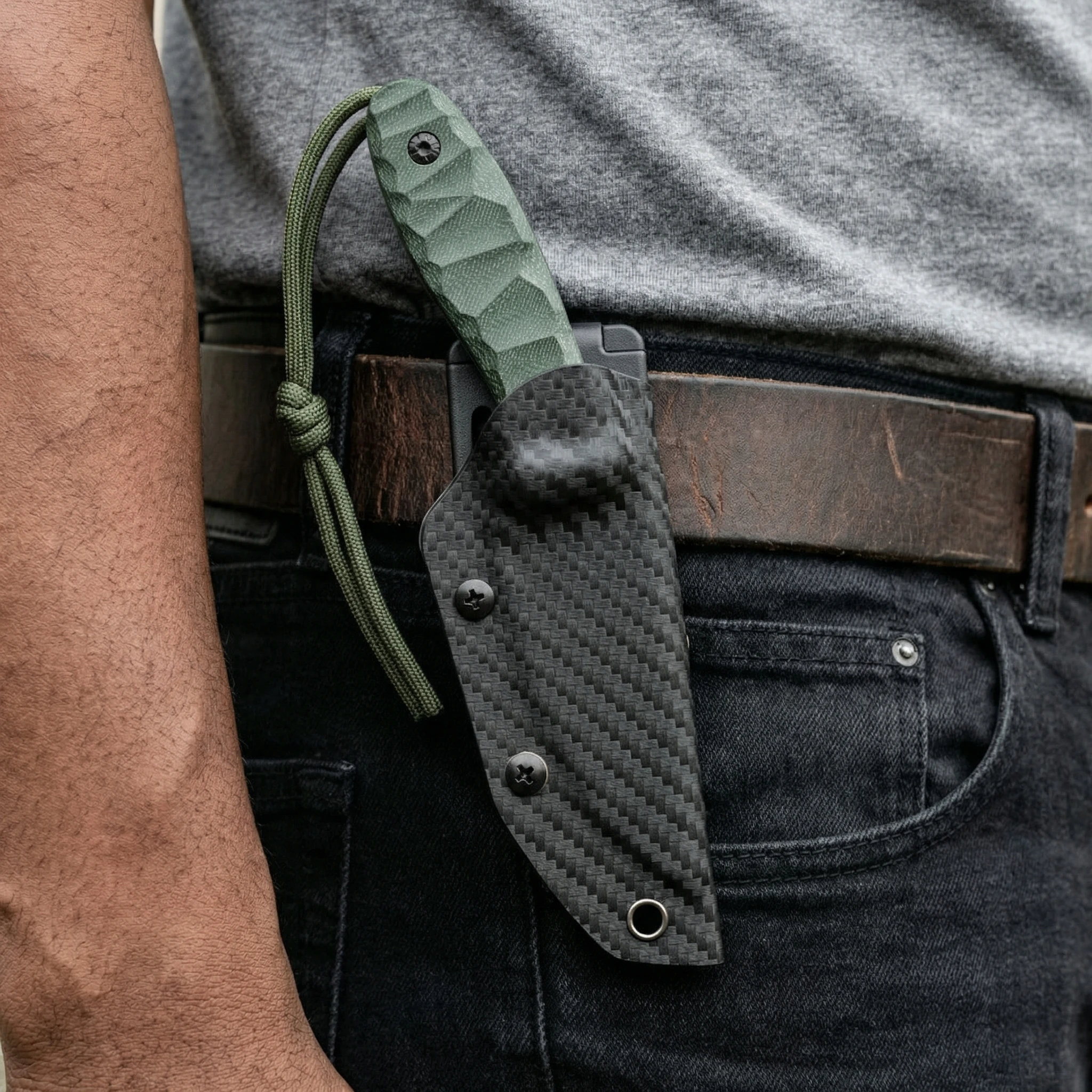 Cuchillo de supervivencia hoja fija para exteriores y emergencia - imagen 5