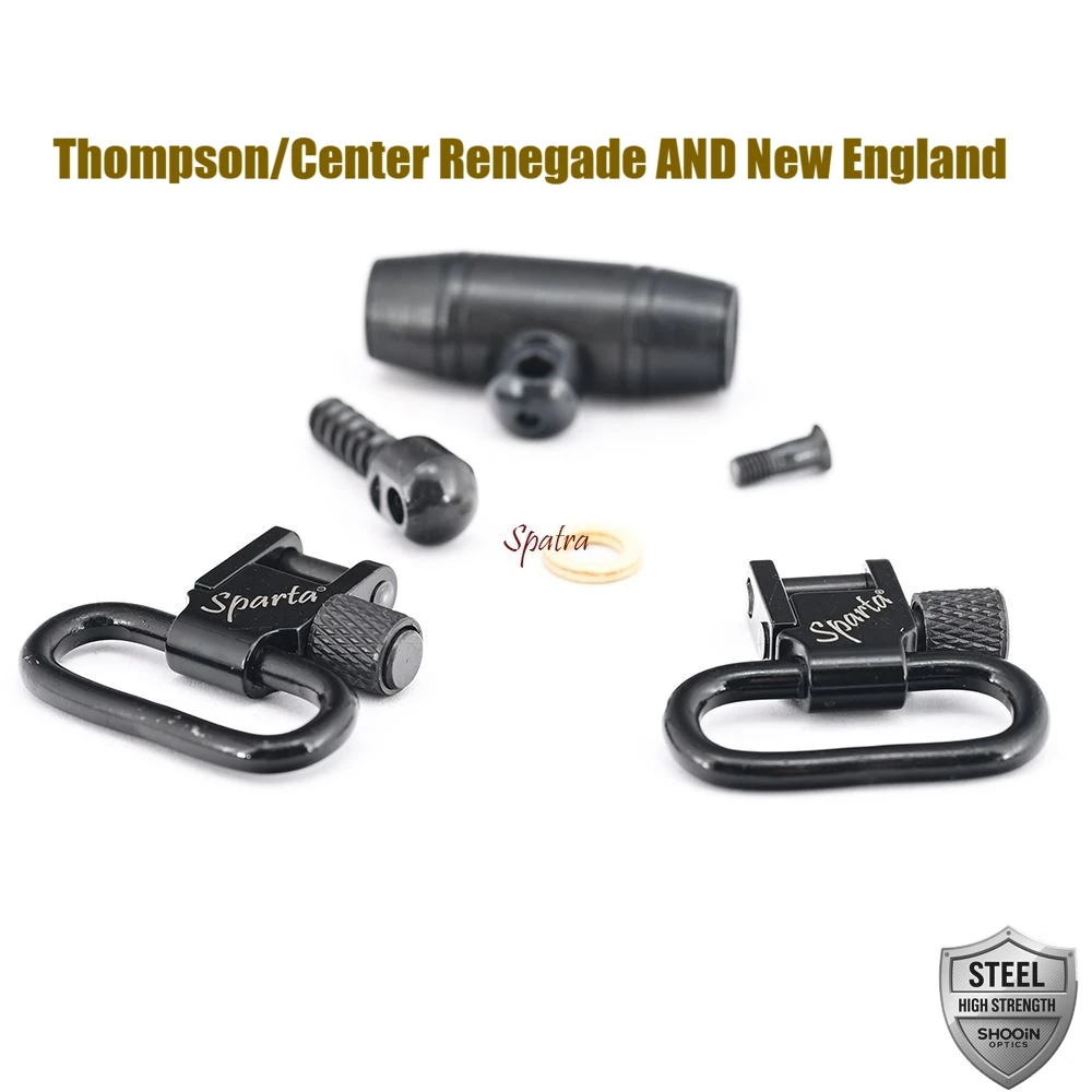 Correas giratorias Sparta Sling para Thompson Center T/C, correa de hombro de 1 pulgada