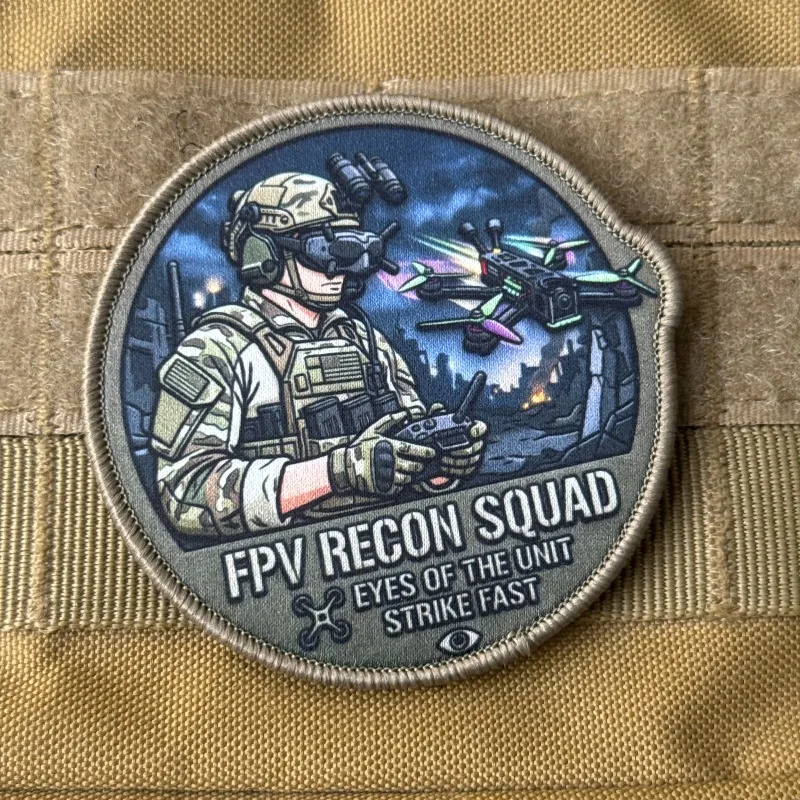FPV Recon Squad Parche táctico velcro gancho y bucle para mochila - imagen 5