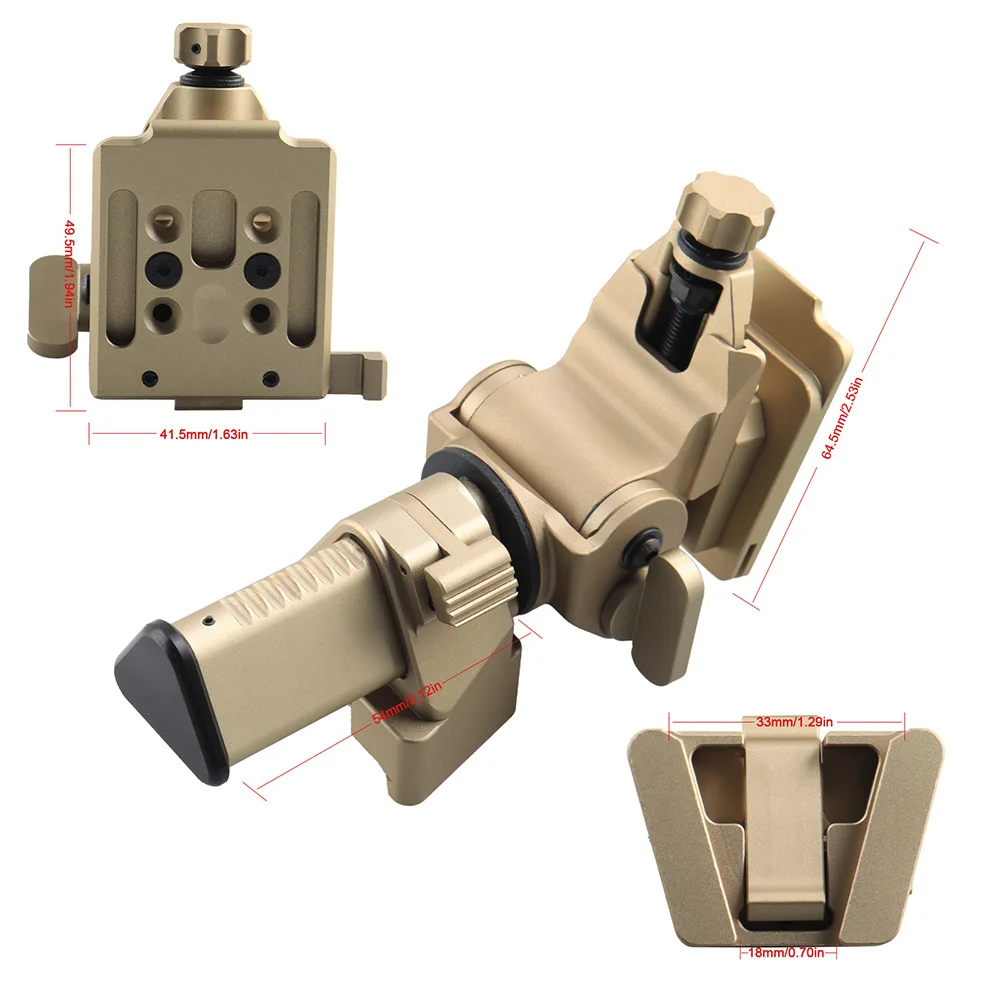 Soporte casco NVG PPT Elijan universal para PVS y BNVD manos libres - imagen 3
