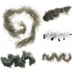 Traje Ghillie hierba para caza y paintball con funda pistola