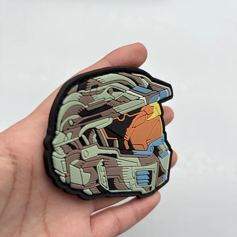 Parche gancho y bucle PVC camuflaje para casco mecánico táctico - imagen 5