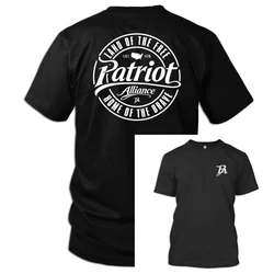 Camiseta táctica Land of the Free Patriot Alliance unisex lujo