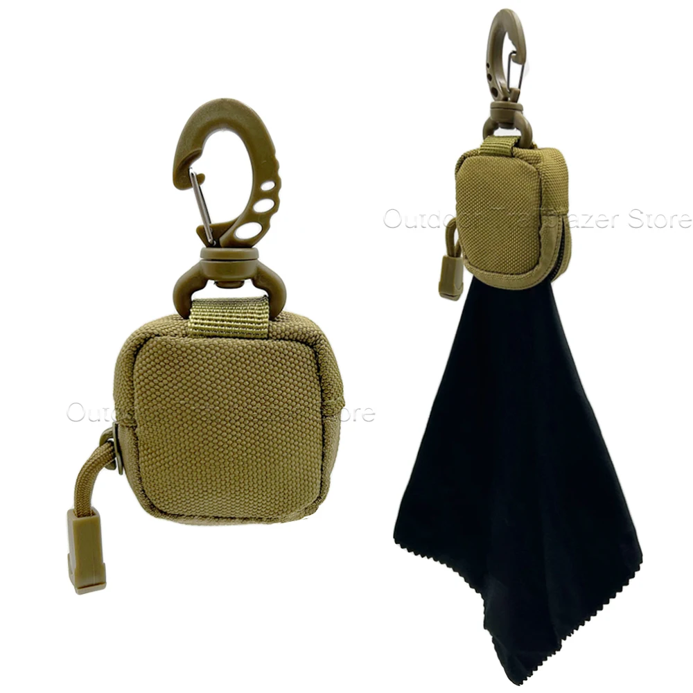 Bolsa táctica para gafas con paño ultrafino de caza