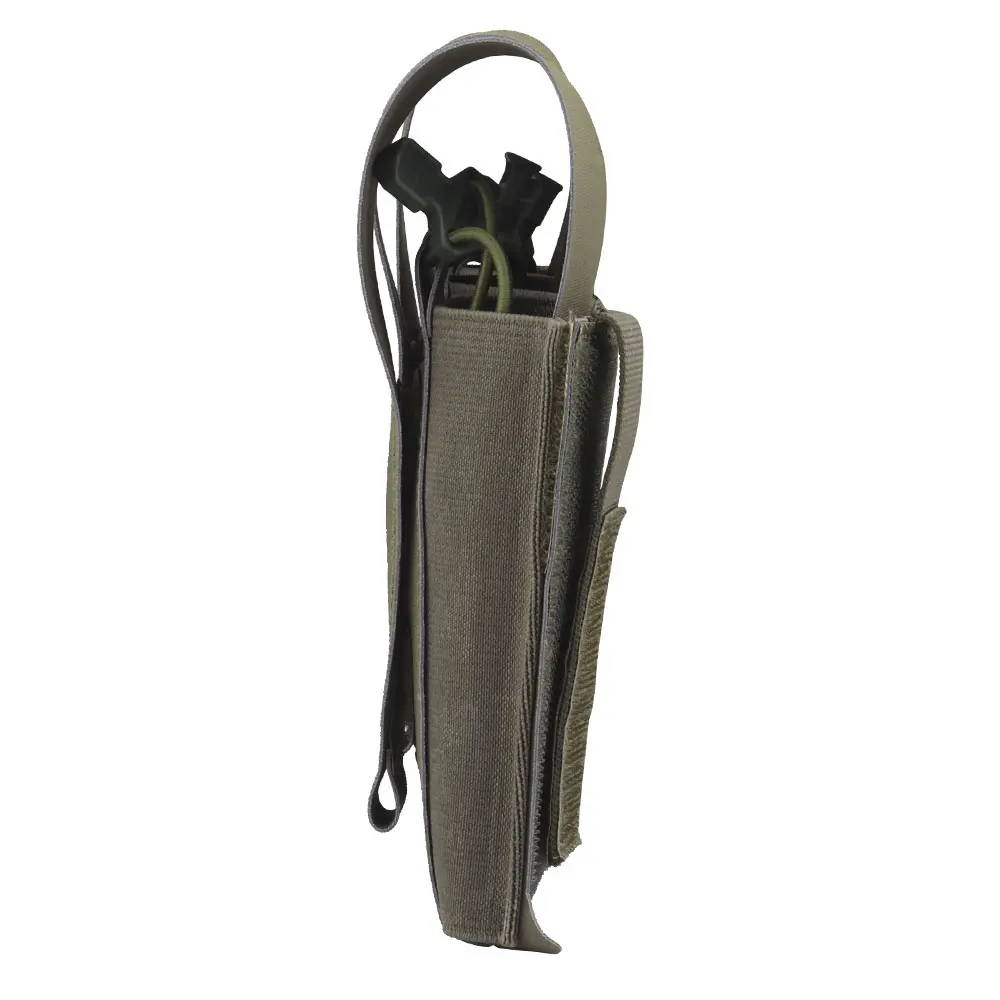 Bolsa táctica porta revistas panel frontal con solapa para placa - imagen 2
