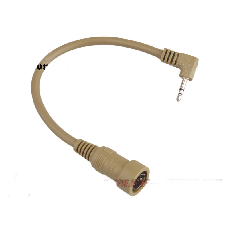 Cable PTT táctico Emersongear de 1 pin para radio Motorola