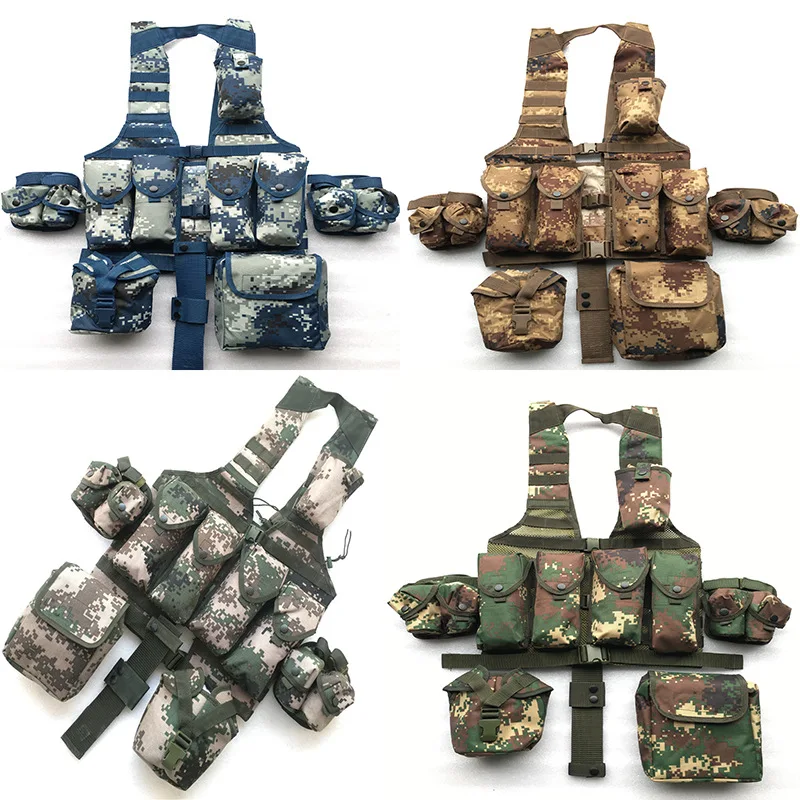 Chaleco táctico camuflaje para caza y tiro al aire libre resistente - imagen 5