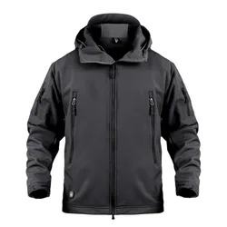 Chaqueta Lana Invierno con Capucha y Cremallera – Hombre Outdoor