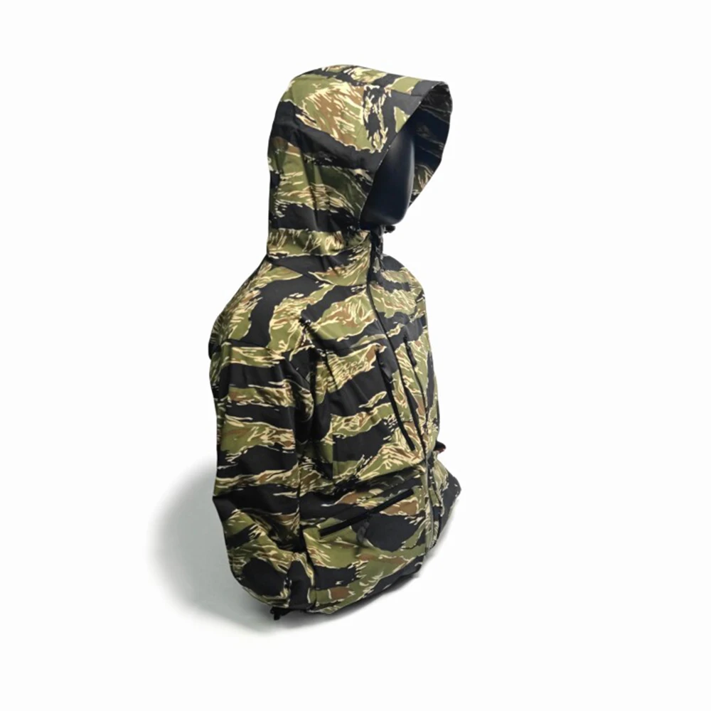 Chaqueta táctica impermeable ripstop camuflaje de combate hombre - imagen 4