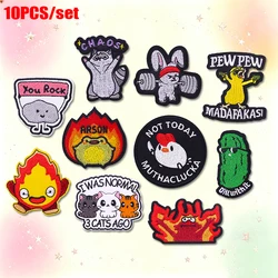 Parche termoadhesivo animales de dibujos bordado para ropa y gorra