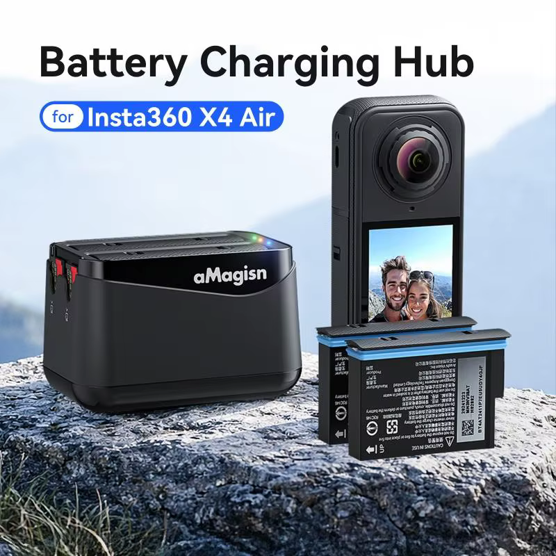 Air 360 base de carga táctica para cámaras acción con luces seguras - imagen 4