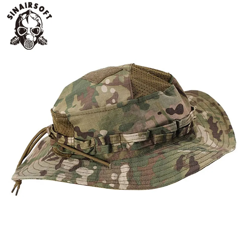 SINAIRSOFT Sombrero táctico PRO con ala redonda para sol - imagen 2