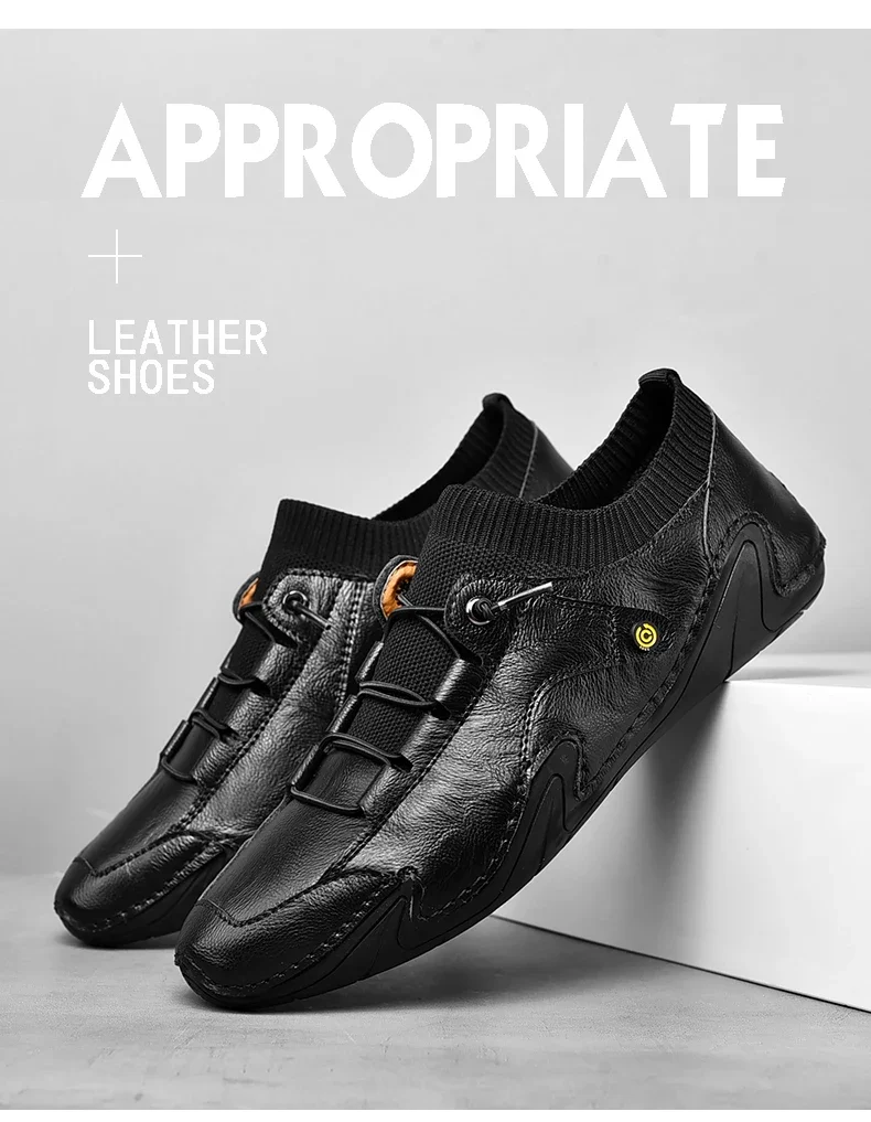 Mocasines grises detalle