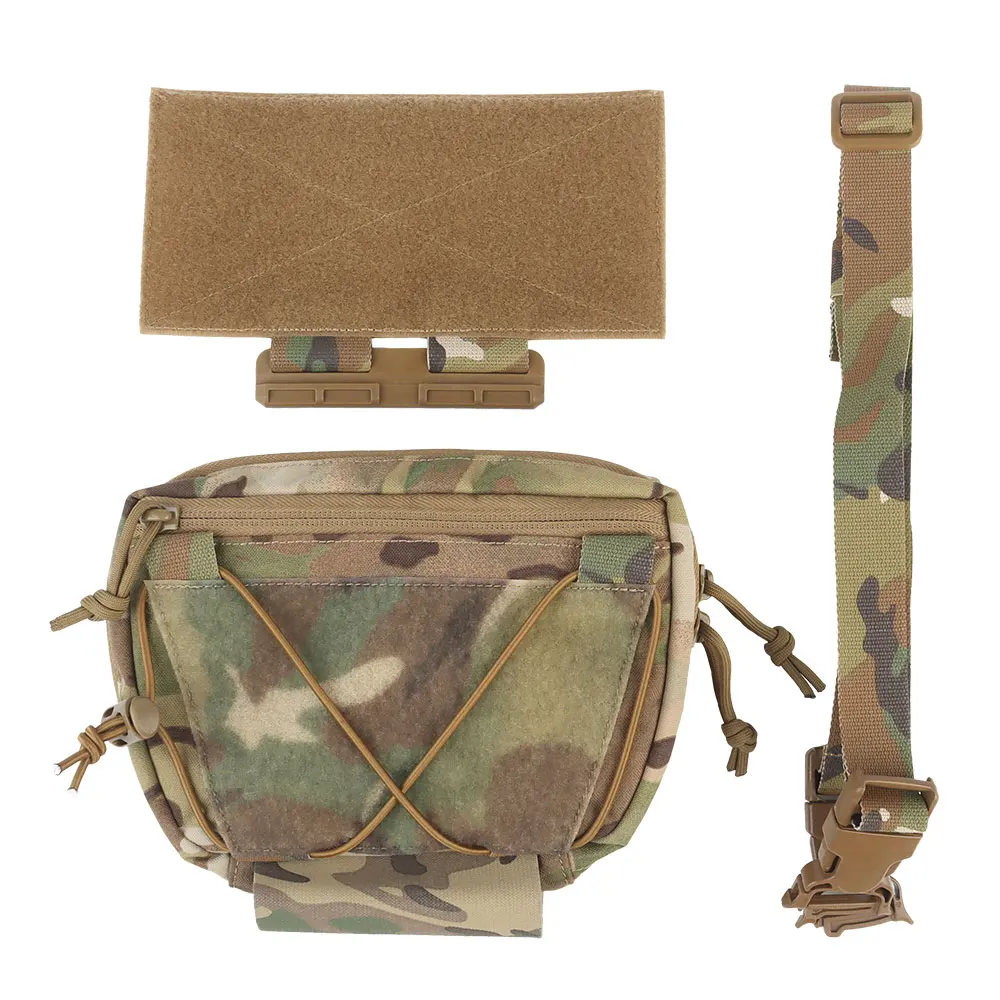 Chaleco táctico subabdominal con bolsa rápida para Airsoft y Paintball