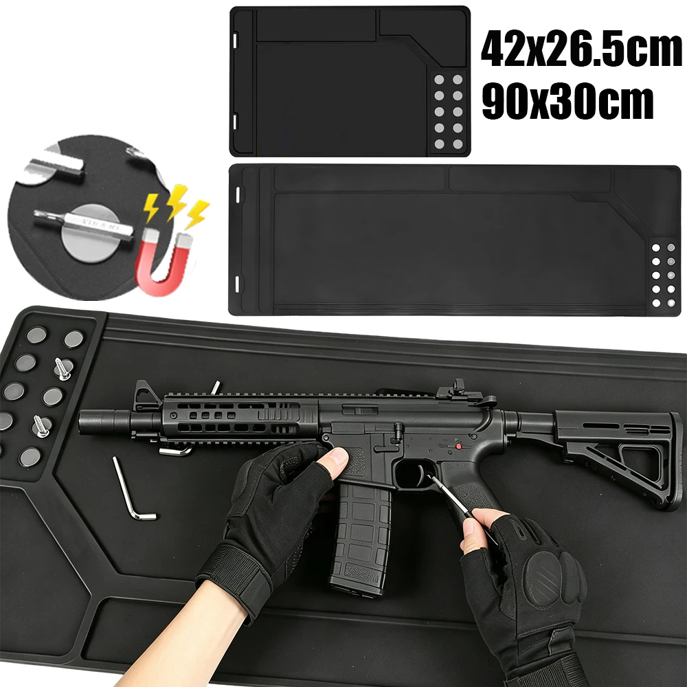 Alfombrilla de limpieza de armas con organizador magnético - imagen 2