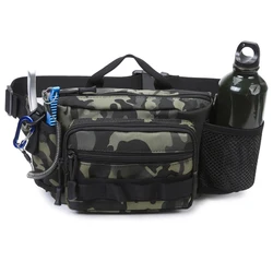Riñonera táctica impermeable unisex para senderismo y caza pesca