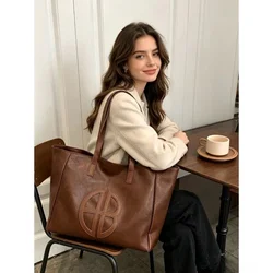 Bolso de hombro tote retro gran capacidad casual para trabajo