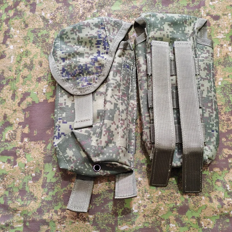 Bolsa de almacenamiento táctica EMR nylon doble capa para chaleco ruso