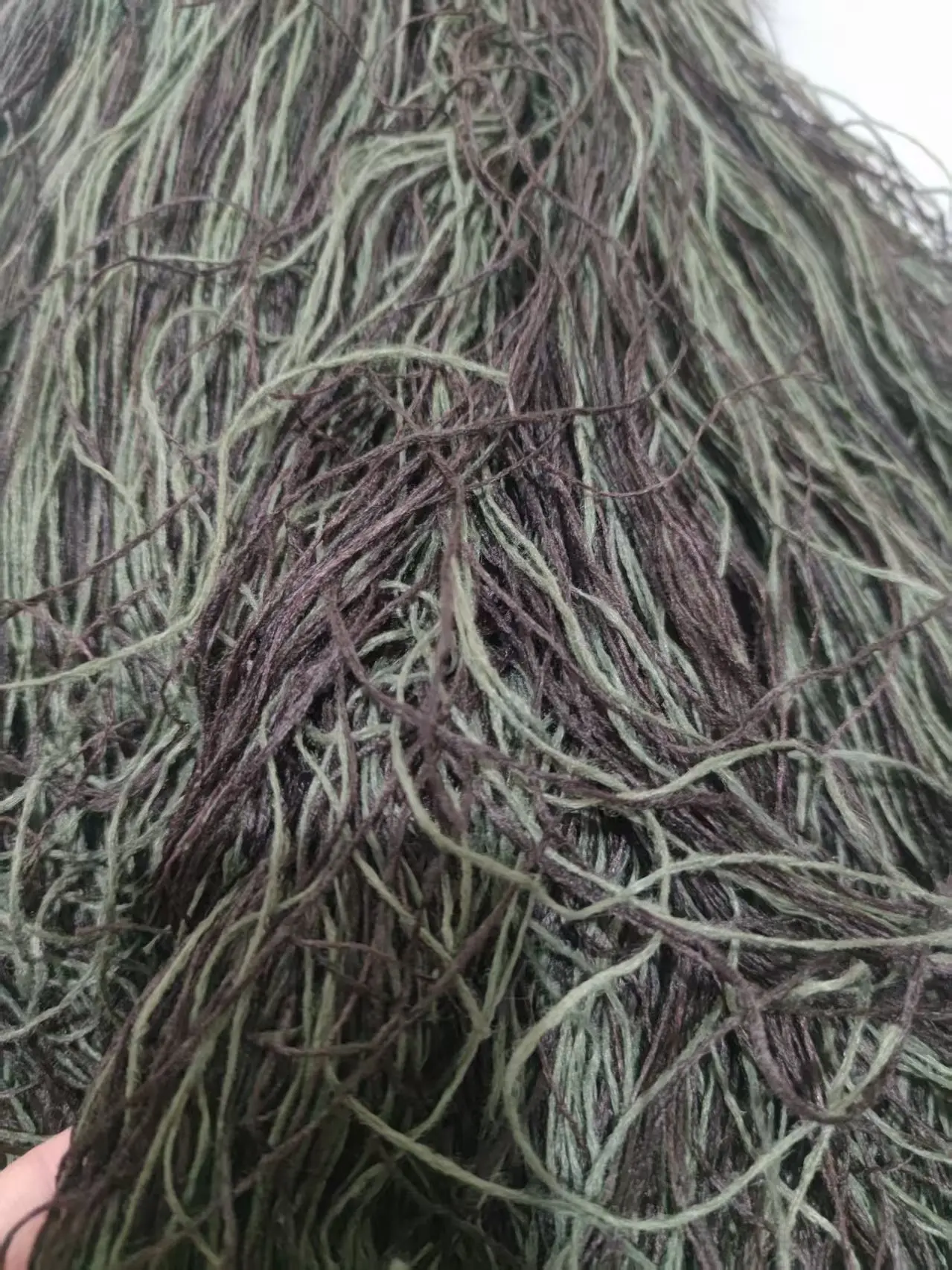 Hilo de yute para ghillie y camuflaje, reparación