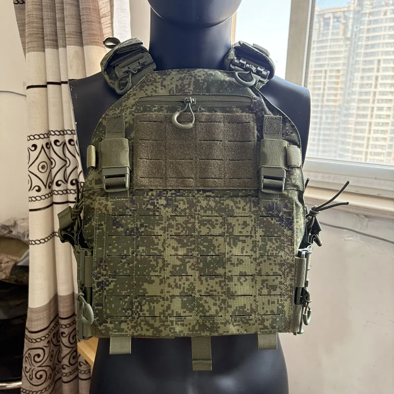 Chaleco táctico impermeable 530D nailon MOLLE con corte láser - imagen 3