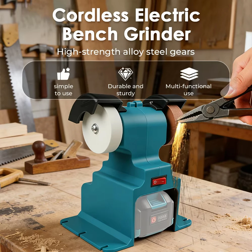Makita Amoladora de banco eléctrica para afilar y pulir cuchillos - imagen 5
