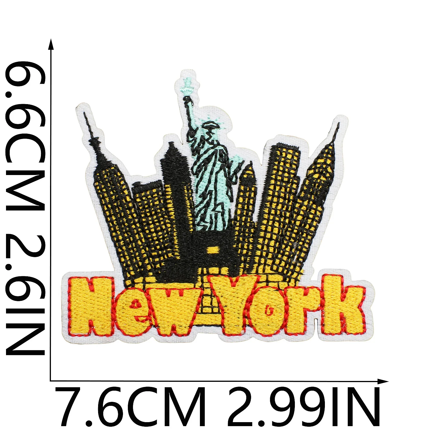 Parche bordado I Love New York para planchar, NYC y Libertad - imagen 3