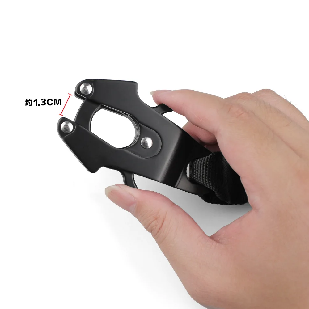 Cuerda de seguridad táctica elástica con hebilla doble - imagen 5