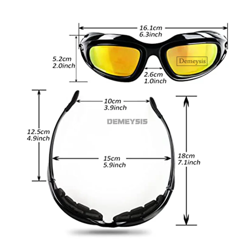 Gafas tácticas polarizadas con lentes intercambiables para Airsoft - imagen 2