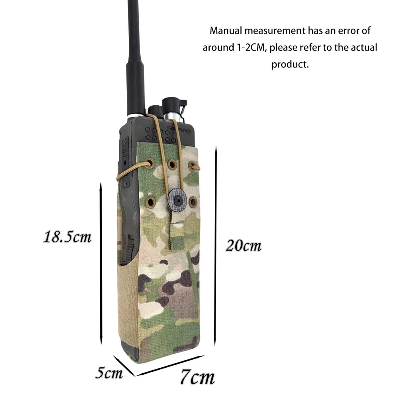 Chaleco táctico con configuración de bolsillo para radio