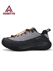 HUMTTO Botas de senderismo trekking piel vaca hombre transpirables