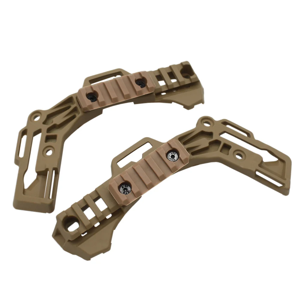 Protectores auditivos montados en riel de casco