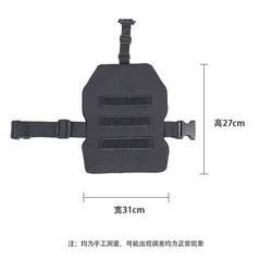 Protector de muslo táctico MOLLE – placa de pierna
