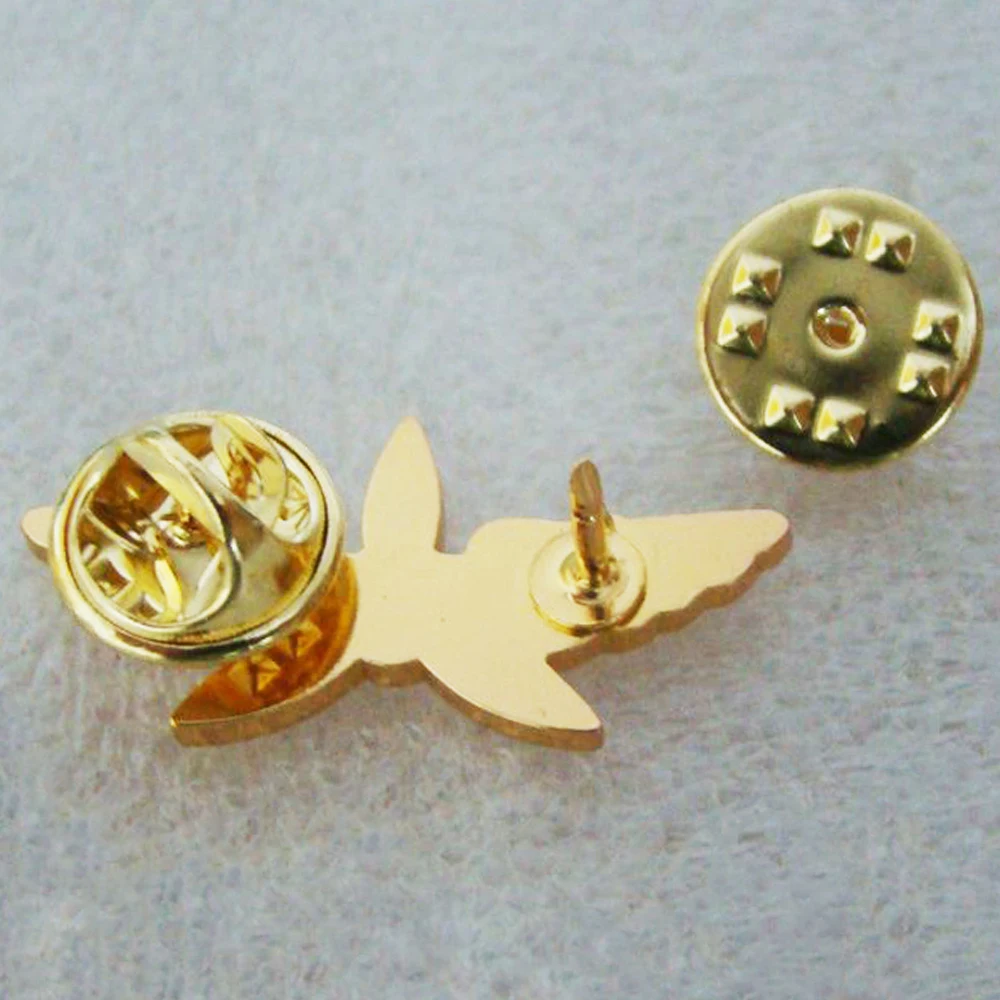 Pin insignia alas aviador Segunda Guerra Mundial dorado metal - imagen 2