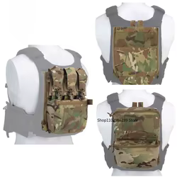 FCPC V5 Chaleco Portaplacas Táctico MOLLE con Bolsillo Hidratación