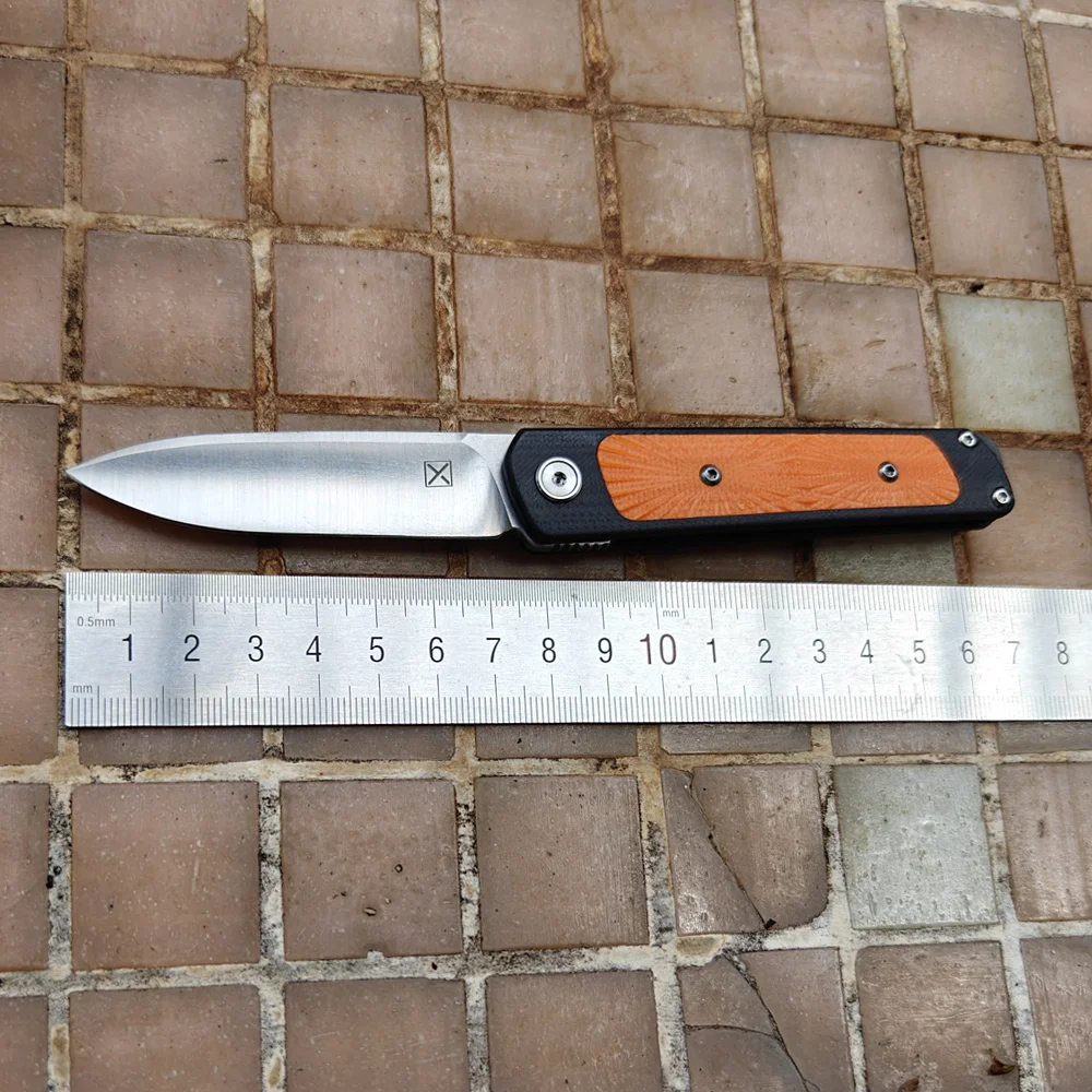 Cuchillo plegable EDC JUFULE Mini G10 con hoja 14C28N - imagen 4