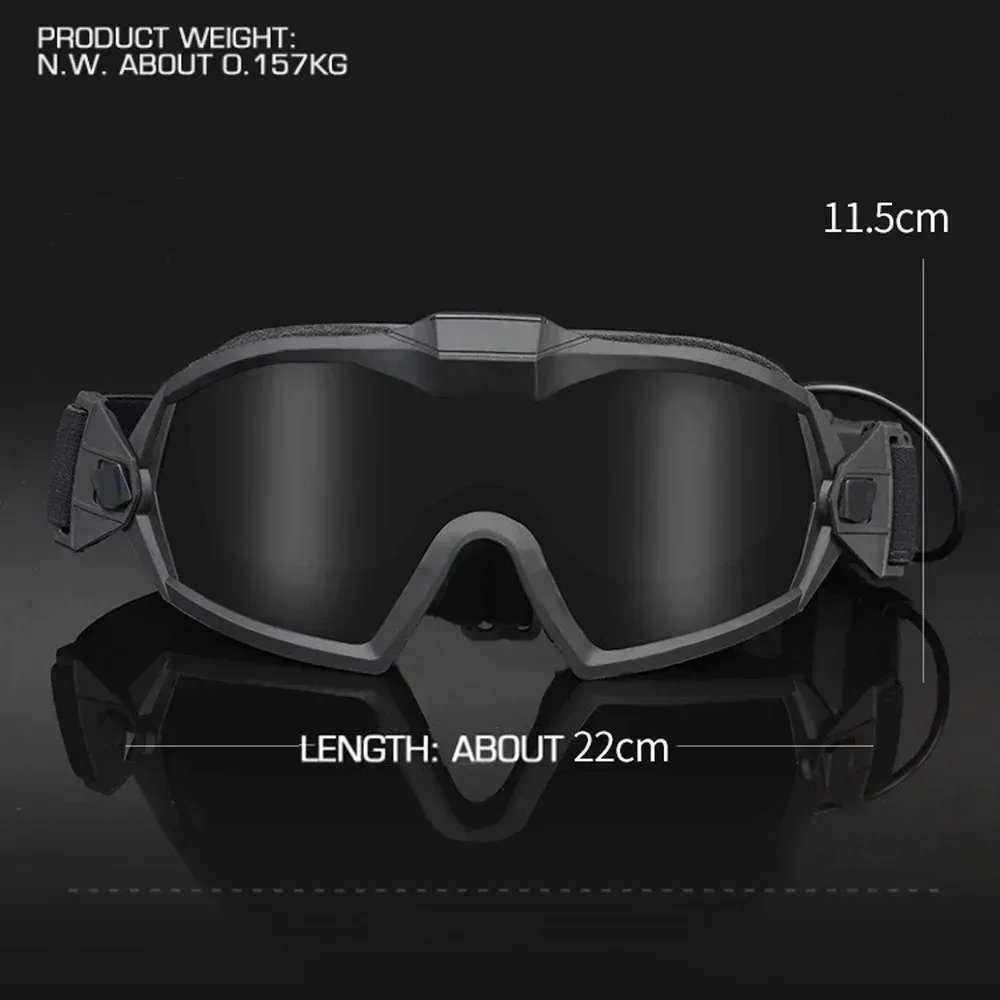 SINAIRSOFT Gafas antiempañamiento con ventilador correa ajustable - imagen 5