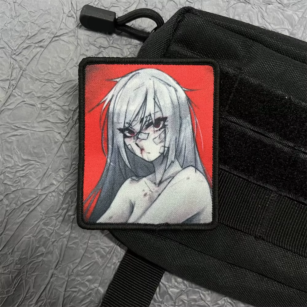 Parche táctico velcro anime para mochila - imagen 2