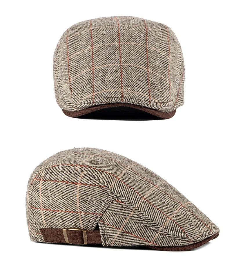Gorra Newsboy en uso cotidiano