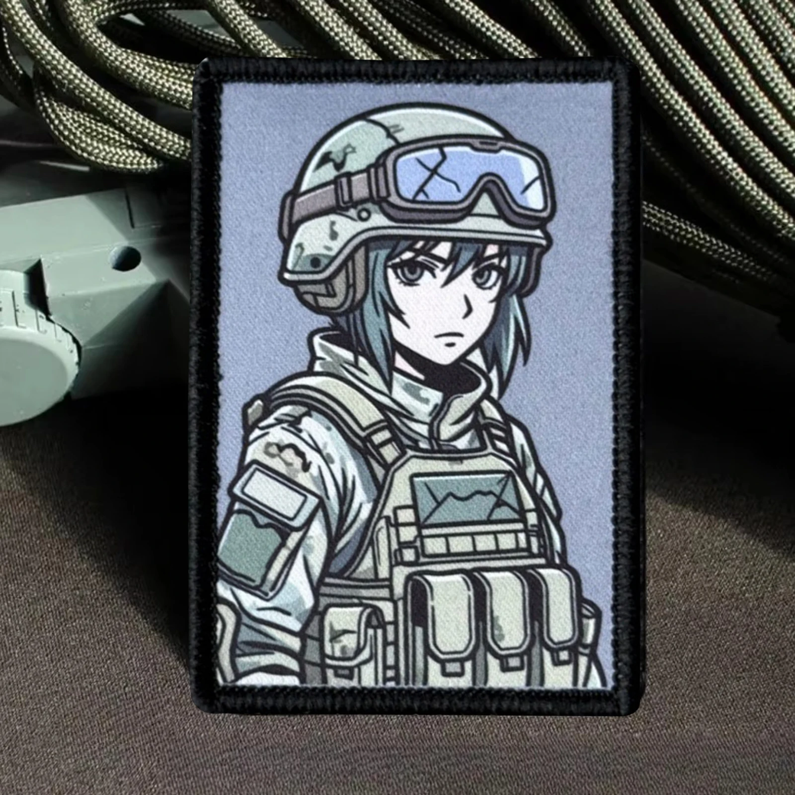 Parche táctico anime con gancho y bucle para mochila, chaqueta - imagen 4