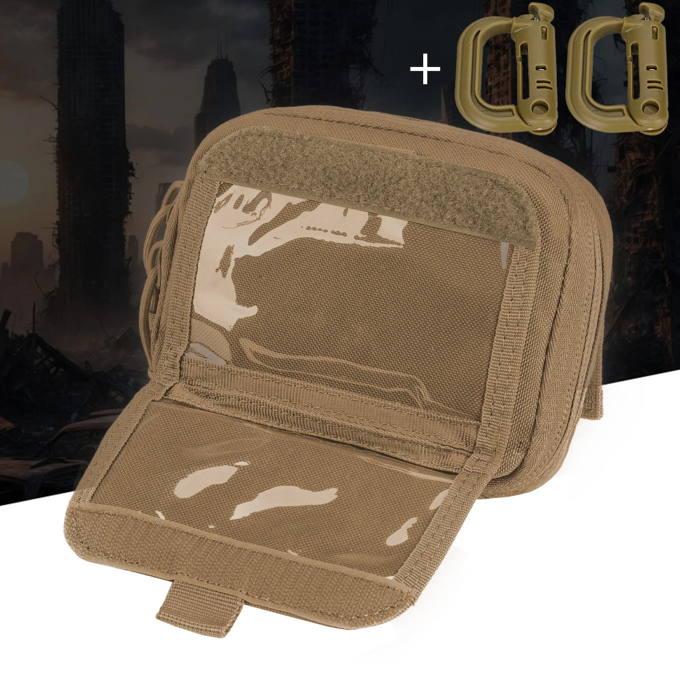 Bolsa táctica compacta con goma elástica interior para senderismo - imagen 4