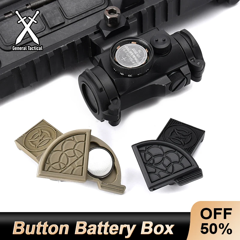 Estuche táctico CR2032 para baterías, compatible Picatinny - imagen 5
