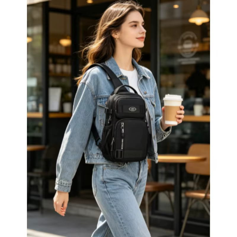 Bolsa táctica de pecho unisex bandolera de gran capacidad - imagen 5