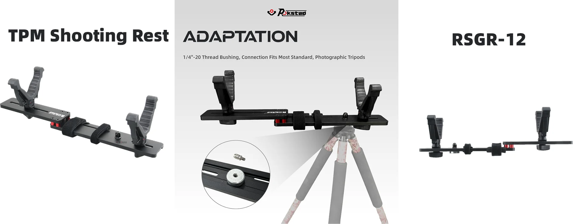 Trípode de aluminio Rokstad para foto y vídeo