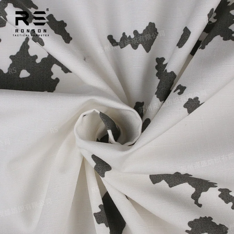 Tela NYCO ripstop camuflaje finlandés nieve táctica para uniformes - imagen 4